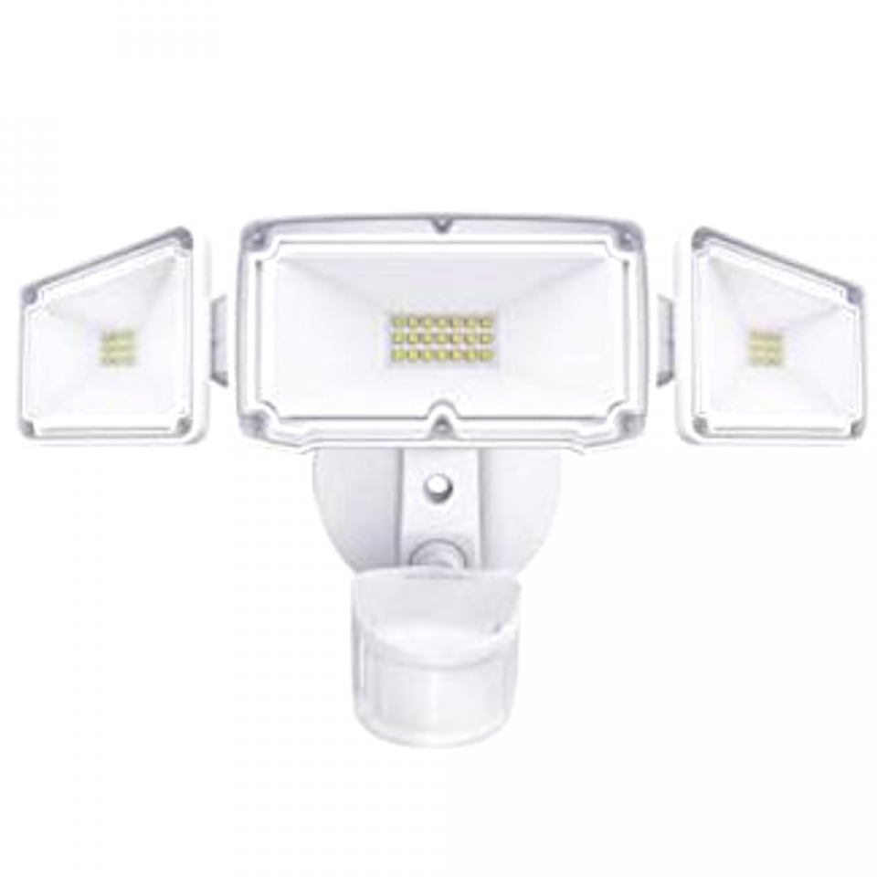 28W AC Powered LED Dual-Head Security Flood Light